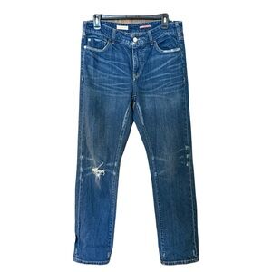 Anthropologie Pilcro Relaxed Straight Jean High Rise Classic Distressed Y2K